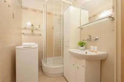 Łazienka w obiekcie Apartment with Balcony for 2 People in Warsaw by Noclegi Renters