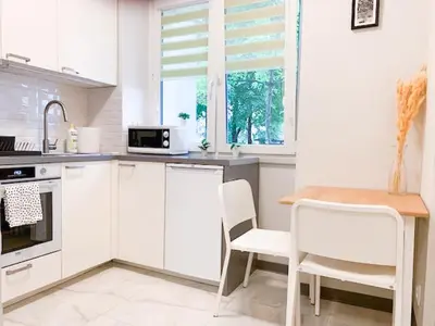 Kuchnia lub aneks kuchenny w obiekcie Fancy Life Apartment