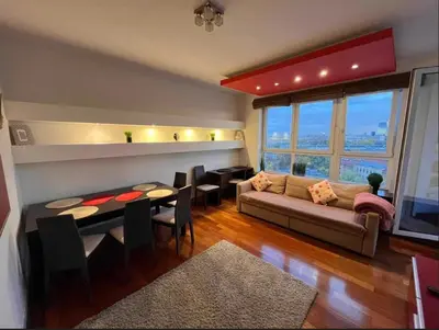 Część wypoczynkowa w obiekcie Duży Apartament przy Starym Mieście