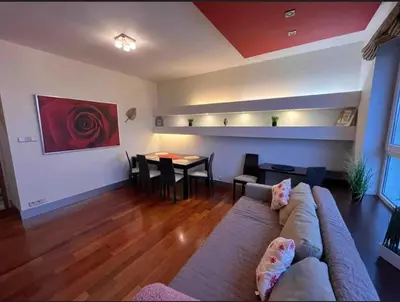 Część wypoczynkowa w obiekcie Duży Apartament przy Starym Mieście