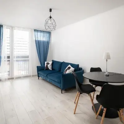 Grzybowska Blue City Centre Apartment by BookingHost