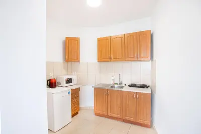 Kuchnia lub aneks kuchenny w obiekcie Old Town Podwale street Apartment. Great location