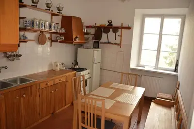 Kuchnia lub aneks kuchenny w obiekcie Royal Castle appartment 2 rooms and kitchen 55sqm