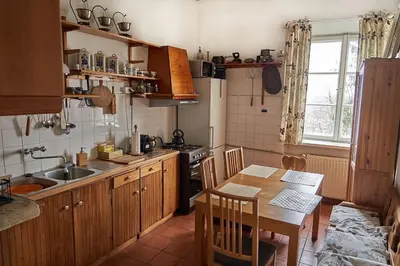 Kuchnia lub aneks kuchenny w obiekcie Royal Castle appartment 2 rooms and kitchen 55sqm
