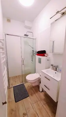 Łazienka w obiekcie HomeComfort Apartament Merlin