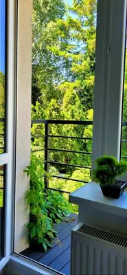 Balkon lub taras w obiekcie HomeComfort Apartament Merlin
