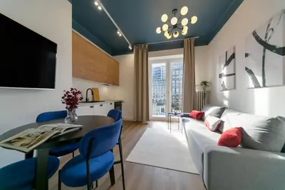 Część wypoczynkowa w obiekcie Warsaw Concierge Golden Hour