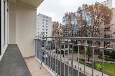 Balkon lub taras w obiekcie Apartament Wspólna by Your Freedom