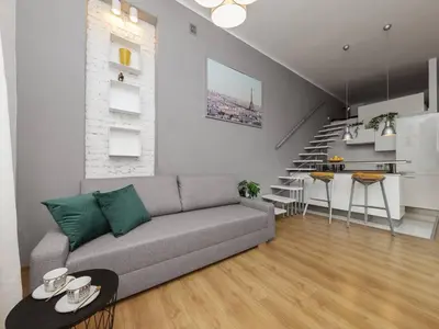 Kuchnia lub aneks kuchenny w obiekcie Graystone Studio Plac Unii Lubelskiej
