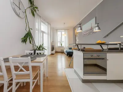 Kuchnia lub aneks kuchenny w obiekcie Graystone Studio Plac Unii Lubelskiej