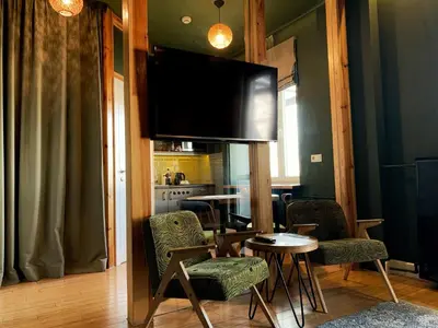 Kuchnia lub aneks kuchenny w obiekcie SleepWell Ordynacka