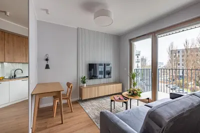 Kuchnia lub aneks kuchenny w obiekcie Expo Apartment Kolejowa