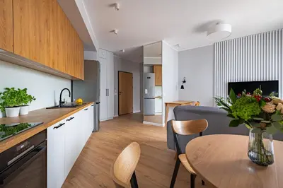 Kuchnia lub aneks kuchenny w obiekcie Expo Apartment Kolejowa