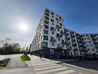 Budynek, w którym mieści się apartament
