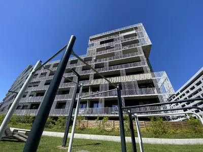 Budynek, w którym mieści się apartament