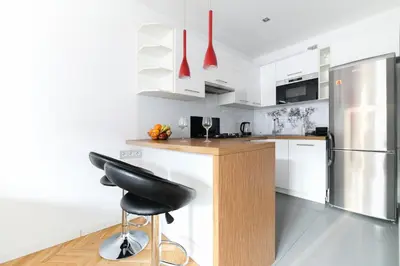 Kuchnia lub aneks kuchenny w obiekcie Home Dream Apartamenty Królewska 43