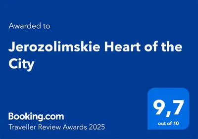Certyfikat, podpis lub inny dokument wystawiony w obiekcie Jerozolimskie Heart of the City