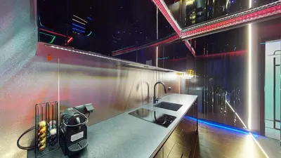 Kuchnia lub aneks kuchenny w obiekcie No Limits House - Apartament BDSM Glamour
