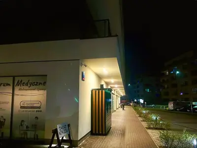 Budynek, w którym mieści się apartament