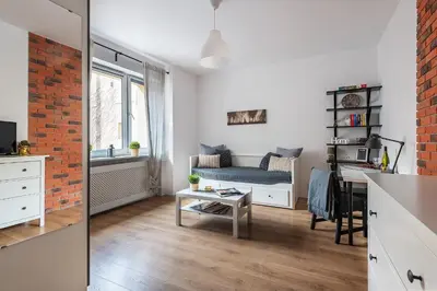 Część wypoczynkowa w obiekcie Marszałkowska 83 - Stacja metra 500m - Dworzec centrlany 1km - Better rental