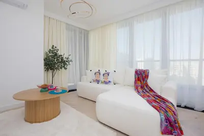 Część wypoczynkowa w obiekcie LUX Grzybowska Apartments with Parking by Renters Prestige