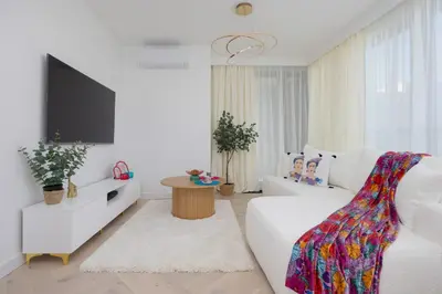 Część wypoczynkowa w obiekcie LUX Grzybowska Apartments with Parking by Renters Prestige