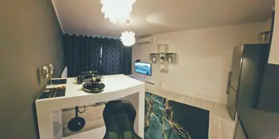 Kuchnia lub aneks kuchenny w obiekcie Green Apartment