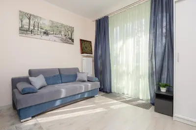 Część wypoczynkowa w obiekcie Studio with Balcony 180 m to the Royal Baths by Noclegi Renters