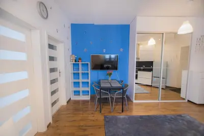 Kuchnia lub aneks kuchenny w obiekcie Poznanska Apartment. Great location. City Center