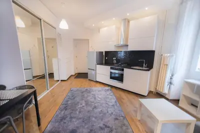 Kuchnia lub aneks kuchenny w obiekcie Poznanska Apartment. Great location. City Center