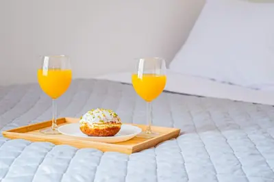 Łóżko lub łóżka w pokoju w obiekcie Komfortowy Apartament w Centrum
