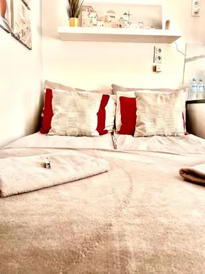 Łóżko lub łóżka w pokoju w obiekcie Special 1 Bed room Condo Warszawa Center
