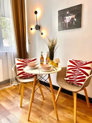 Część wypoczynkowa w obiekcie Super 1 Bed room Condo in Warszawa center