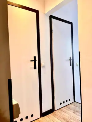 Plan piętra w obiekcie Petit 1 Bed room Condo Warszawa Center