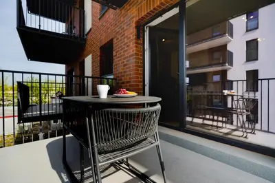 Balkon lub taras w obiekcie ShortStayPoland Szwedzka (B71)