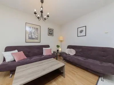 Część wypoczynkowa w obiekcie Sugar Plum Apartment Bielany