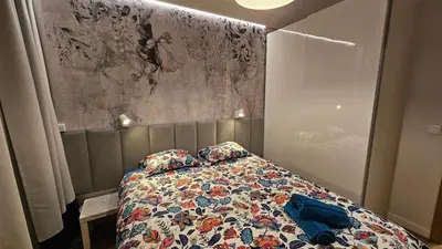 Łóżko lub łóżka w pokoju w obiekcie Apartament Elegance, Metro, free parking