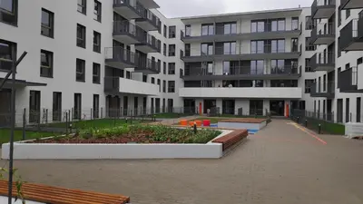 Budynek, w którym mieści się apartament