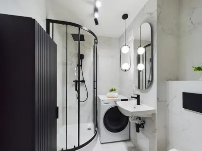 Łazienka w obiekcie Modern Studio with WiFi in Warsaw by Noclegi Renters