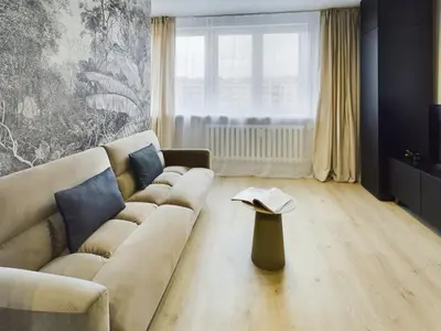 Część wypoczynkowa w obiekcie Modern Studio with WiFi in Warsaw by Noclegi Renters