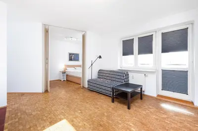 Łóżko lub łóżka w pokoju w obiekcie Szlenkierów 1 by Homeprime