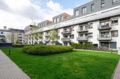 Budynek, w którym mieści się apartament