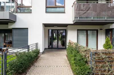 Budynek, w którym mieści się apartament