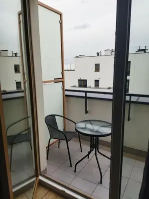 Balkon lub taras w obiekcie Apartament Nova Ochota A/C Park Place