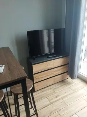 Telewizja i/lub zestaw kina domowego w obiekcie Apartament Nova Ochota A/C Park Place