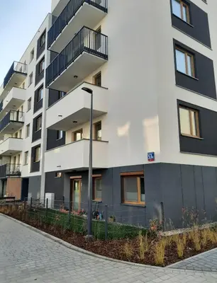 Budynek, w którym mieści się apartament