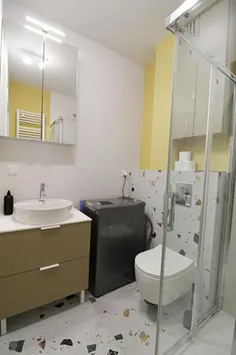 Łazienka w obiekcie Nowolipie 31 - Bezpłatny parking - free parking - Better Rental