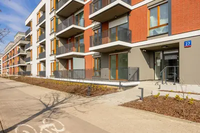 Budynek, w którym mieści się apartament