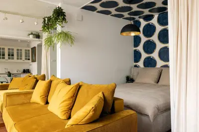 Część wypoczynkowa w obiekcie Relax Apartment Hoża