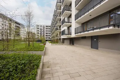 Budynek, w którym mieści się apartament